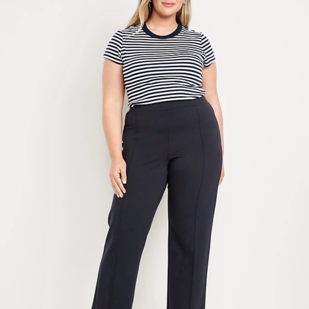 Old Navy Stevie Straight - Petite Navy Dress Pants Formal Wear - Picture 11 of 13